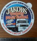 Sticker - Jacobs truckstar power festival -Circuit Zandvoort, Verzamelen, Stickers, Auto of Motor, Zo goed als nieuw, Verzenden