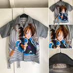 Vintage Y2K anime shirt – Guo Lhi Ting – maat S, Ophalen of Verzenden, Zo goed als nieuw, Grijs, Guo Lhi Ting