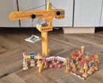 Z.G.A.N. houten hijskraan met super veel accessoires, Kinderen en Baby's, Speelgoed | Houten speelgoed, Ophalen of Verzenden, Zo goed als nieuw
