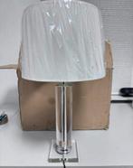 The White Teak Company - lamp Glazen tafellamp Cilindrisch, 50 tot 75 cm, Nieuw, Ophalen of Verzenden, H