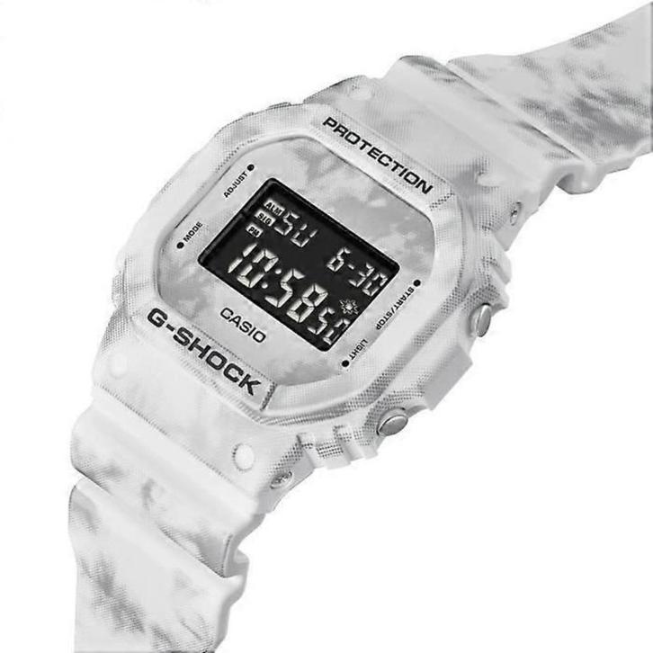 Casio G-Shock winter snow grunge camo - DW-5600GC-7ER, Sieraden, Tassen en Uiterlijk, Horloges | Heren, Nieuw, Polshorloge, Casio