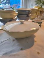 Regout Maastricht pastel servies vintage schaal met deksel, Ophalen of Verzenden