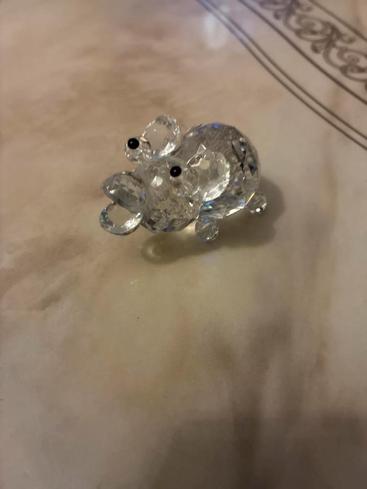 Swarovski Kristallen Olifant Beeldje, Antiek en Kunst, Antiek | Glas en Kristal, Ophalen of Verzenden