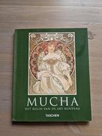 Prachtig boek  MUCHA , HET BEGIN  VAN  DE  ART  NOUVEAU, Ophalen of Verzenden, Zo goed als nieuw, Schilder- en Tekenkunst