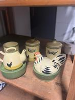 Kip set suik en koffie thee ., Ophalen of Verzenden