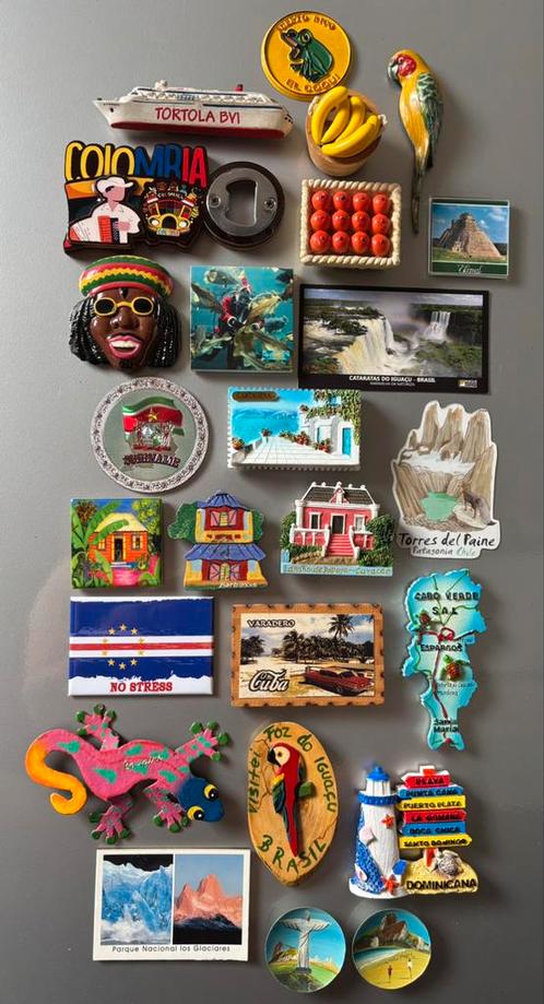 Koelkastmagneten uit de Caribbean antillen zuid-amerika NR 2, Verzamelen, Overige Verzamelen, Zo goed als nieuw, Ophalen of Verzenden