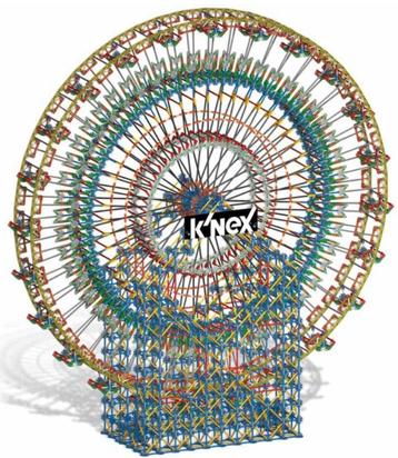 K'NEX Set | 6 Foot Ferris Wheel Reuzenrad 2m Hoog | Compleet beschikbaar voor biedingen