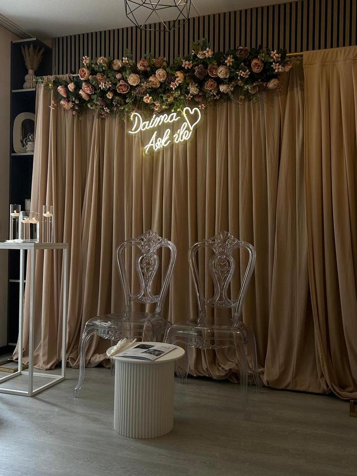 Backdrop, Hobby en Vrije tijd, Feestartikelen | Verhuur, Zo goed als nieuw, Overige, Ophalen of Verzenden