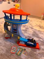 Paw patrol uitkijktoren + politieauto&chase, Kinderen en Baby's, Speelgoed | Actiefiguren, Ophalen of Verzenden, Zo goed als nieuw