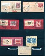 Trein en pakketzegels wo Goor Kockengen Schoonhoven (26), Verzenden, T/m 1940, Gestempeld