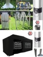 Easy Up Vouwtent Marktkraam 3x6m Hexagon-Frame 50kg Zwart, Opvouwbaar, Partytent, Nieuw, 8 meter of meer
