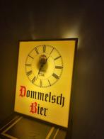 Vintage lichtbak reclame Dommelsch bier Met Klok !, Ophalen of Verzenden, Zo goed als nieuw, Lichtbak of (neon) lamp