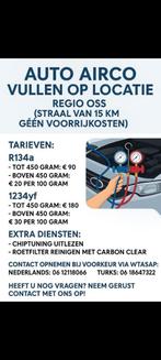 Auto airco vullen en div, Ophalen