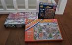 3x Jan van Haasteren puzzels- 1500/ 950/ 500- Samen:, Ophalen, Gebruikt