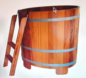 Dompelton Ovaal Larikshout 110x77x100 cm  beschikbaar voor biedingen
