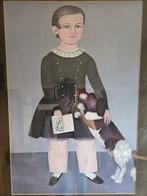 Samuel Miller  Young boy with dog, Yong Girl with flowers, Antiek en Kunst, Ophalen