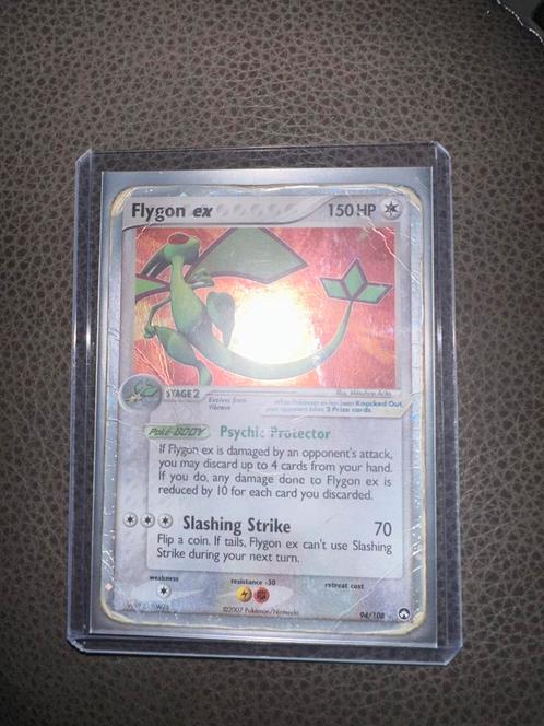 Flygon EX - 94/108, Hobby en Vrije tijd, Verzamelkaartspellen | Pokémon, Zo goed als nieuw, Losse kaart, Verzenden