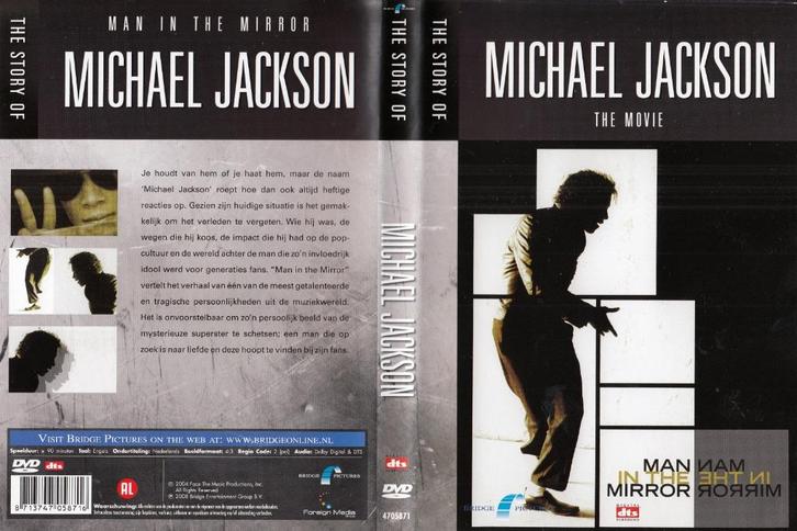 DVD - 2008 - MICHAEL JACKSON - MAN IN THE MIRROR, Cd's en Dvd's, Dvd's | Muziek en Concerten, Zo goed als nieuw, Documentaire