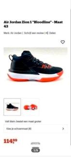 Jordan Air Zion 1 schoenen, Zwart, Ophalen of Verzenden, Jordan, Sneakers of Gympen