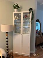 Billy boekenkast vitrinekast Ikea wit, Ophalen, Gebruikt, 200 cm of meer, 50 tot 100 cm