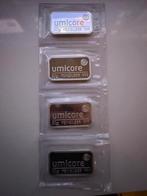 Zilverbaar Umicore 4x nieuw, Postzegels en Munten, Edelmetalen en Baren, Verzenden, Zilver