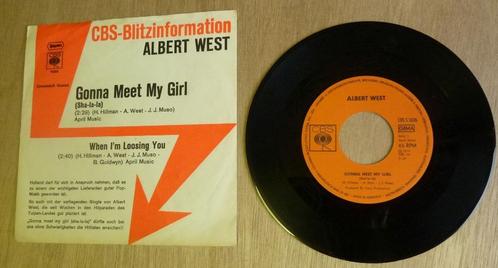 single 45 toeren POP ALBERT WEST duitse uitgave, Cd's en Dvd's, Vinyl Singles, Single, Pop, 7 inch, Ophalen of Verzenden