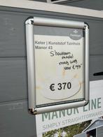 Showmodel Fonteyn Keter Manor 43 - OP = OP, Tuin en Terras, Kunststof, Tuinhuis, Zonder ramen, Ophalen