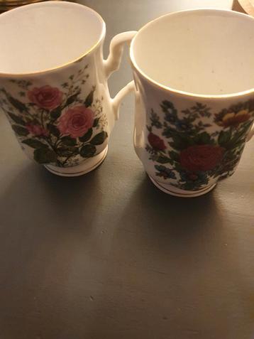 Balmoral Castle Bone China Koffiekopjes - Set van 2 beschikbaar voor biedingen