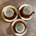 Vintage Cacao Droste Kop en Schotel Set, Ophalen of Verzenden, Gebruikt, Glas of Kopje