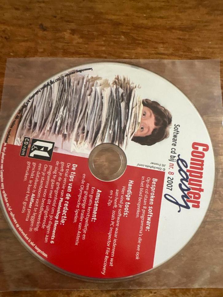 Computer Easy CD nr. 8 2007 - Software en Tools, Computers en Software, Besturingssoftware, Gebruikt, Windows, Ophalen of Verzenden