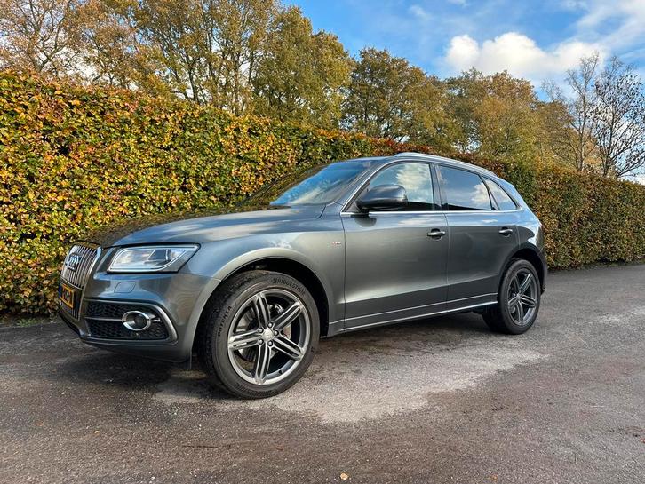 Audi Q5 3.0 TDI Quattro 3xSline 2013 Grijs, Auto's, Audi, Particulier, Q5, 4x4, ABS, Achteruitrijcamera, Adaptieve lichten, Airbags