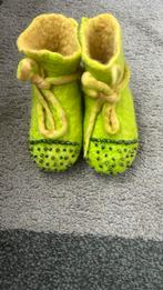 Nieuwe wollen baby slofjes maat 18, Verzenden, Nieuw, Jongetje of Meisje, Slofjes