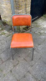 Buisframe stoel, Ophalen, Gebruikt, Bruin, Eén