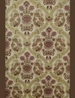 13987 barok vintage behang met kroontjes en goud chic swiet, Ophalen of Verzenden, 75 m² of meer, Beige