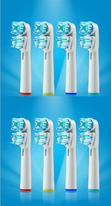 Opzetborstels Dual Electr.Tandenborstels voor Oral B, 8 stuk beschikbaar voor biedingen