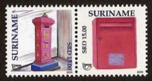 Suriname 1829/30 postfris Brievenbussen UPAEP 2011, Postzegels en Munten, Postzegels | Suriname, Postfris, Ophalen of Verzenden