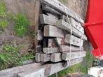 Vracht Azobe Hout, Tuin en Terras, Palen, Balken en Planken, Gebruikt, Palen, Ophalen of Verzenden, Hardhout