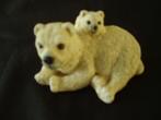 beeldje ijsbeer aardewerk handwerk verzamelen decoratie, Verzamelen, Beelden en Beeldjes, Ophalen of Verzenden, Dier, Zo goed als nieuw