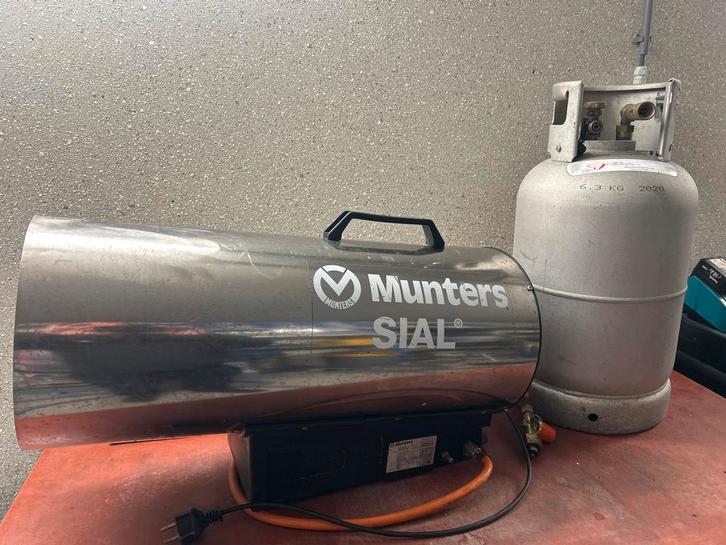 Munters SIAL Gasheater met Gasfles, Doe-het-zelf en Verbouw, Verwarming en Radiatoren, Ophalen