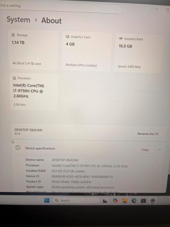 Lenovo L340 15IRH Gaming Laptop - Goed!, Computers en Software, Windows Laptops, Gebruikt, 15 inch, HDD, 2 tot 3 Ghz, 16 GB, Qwerty
