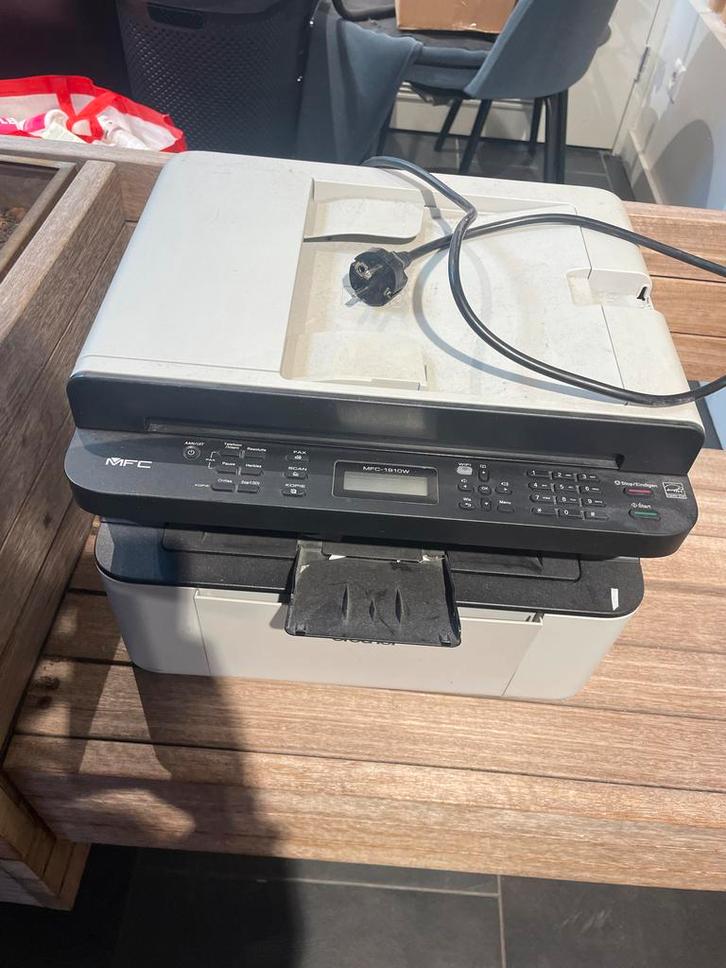 Gratis - Brother MFC-1910W All-in-One Laserprinter, Computers en Software, Printers, Gebruikt, All-in-one, Laserprinter, Kopieren