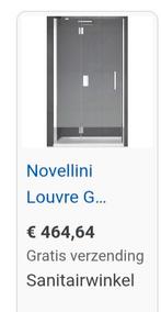 Novellini Louvre douchedeur nieuw in doos, Ophalen, Nieuw