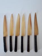 6 oude mesjes, celluloid heft en blad /lemmet, Antiek en Kunst, Ophalen of Verzenden