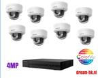 4MP Hikvision Smart Hybrid Light IP PoE set, Ophalen of Verzenden, Nieuw, Buitencamera