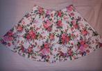 Rokje met bloemetjesprint, Kleding | Dames, Rokken, Wit, Ophalen of Verzenden, Zo goed als nieuw, Maat 36 (S)