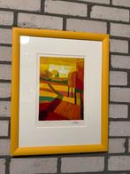 Ton Schulten Zeefdruk - Kleurrijk Kunstwerk, Ophalen