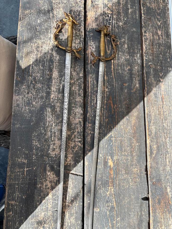 Decoratieve Sabels - Set van 2, Antiek en Kunst, Antiek | Overige Antiek, Ophalen of Verzenden