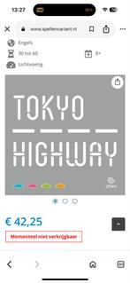 Tokyo Highway auto wegen!, Een of twee spelers, Ophalen of Verzenden, Nieuw