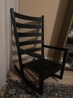 Ikea Schommelstoel Hout Bruin/Zwart, Huis en Inrichting, Ophalen, Gebruikt, Zwart, Eén