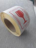 Verhuis stickers op rol "breekbaar "fragile", Ophalen, Nieuw, Meerdere stickers